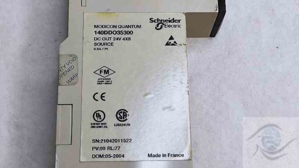 Détail de la connectique du module Schneider 140DDO35300