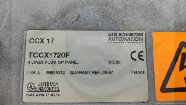 Image de soutien technique pour TELEMECANIQUE TCCX1720F