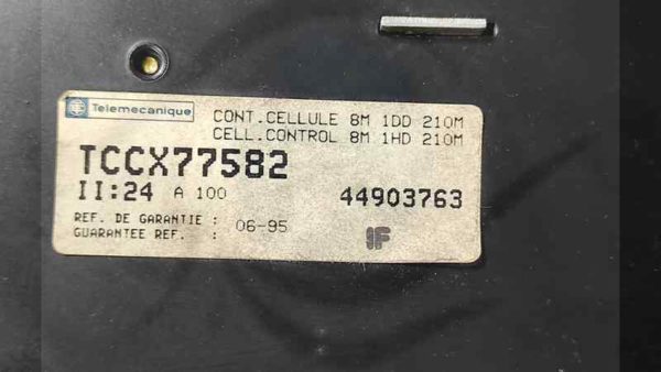 Exemple de système utilisant TCCX77582 TELEMECANIQUE