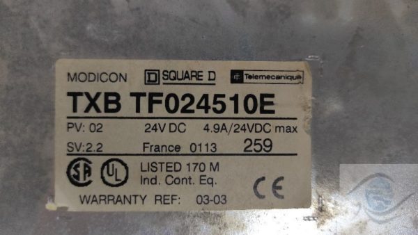 Vue TXBTF024510E pour automatisation processus
