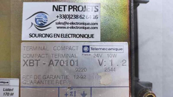 Logo TELEMECANIQUE sur XBTA70101