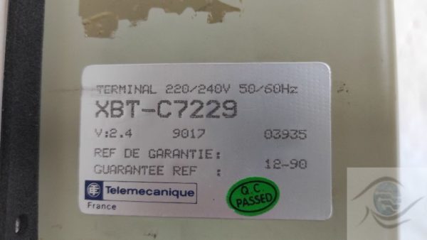 Vue technique du XBTC7229 TELEMECANIQUE